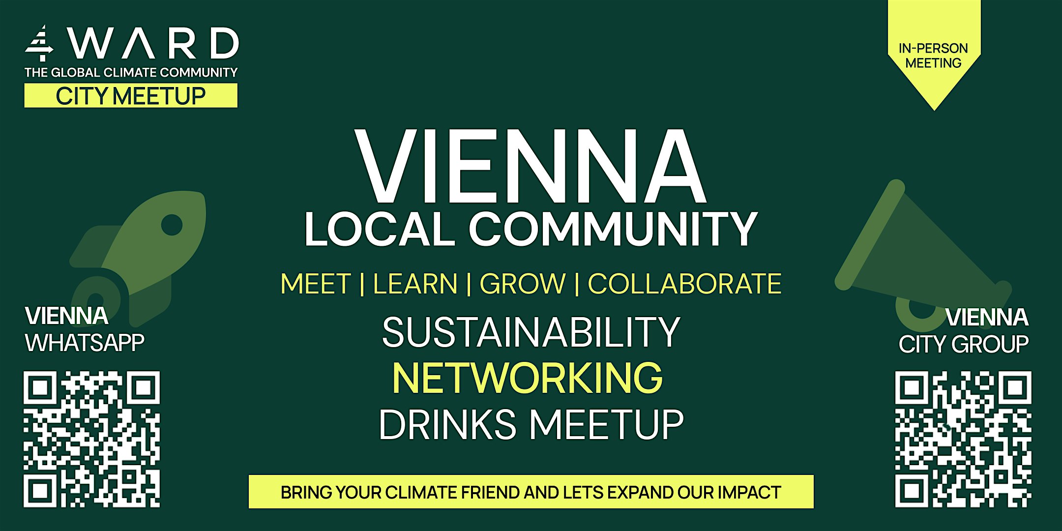 4WARD Global Climate & Sustainability Networking Meetups Vienna