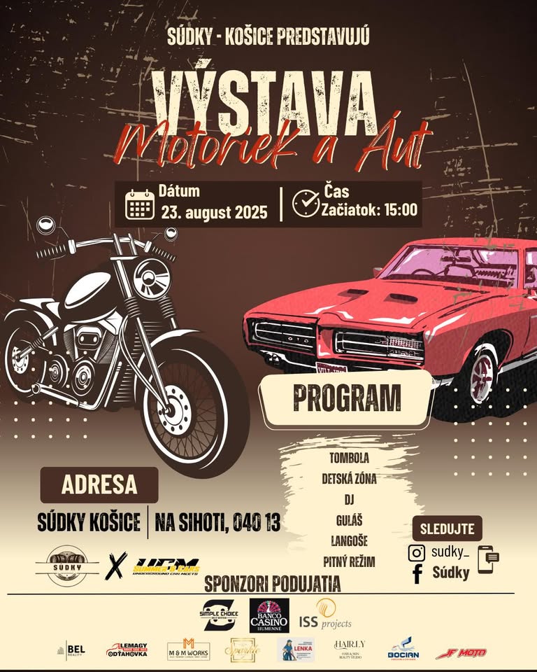 Výstava motoriek a áut 🔥