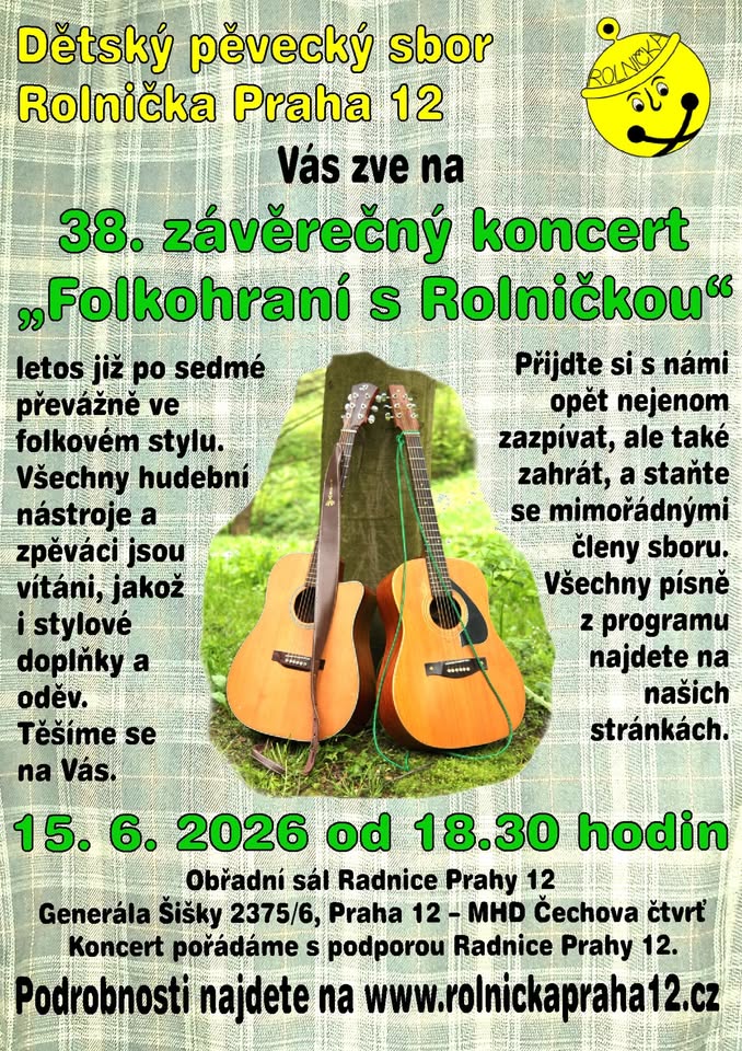 38. závěrečný koncert „Folkohraní s Rolničkou“