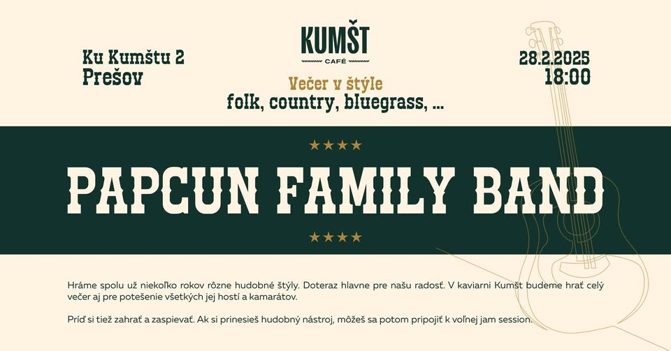 🎶 Večer plný hudby v Kumšt Café 🎶