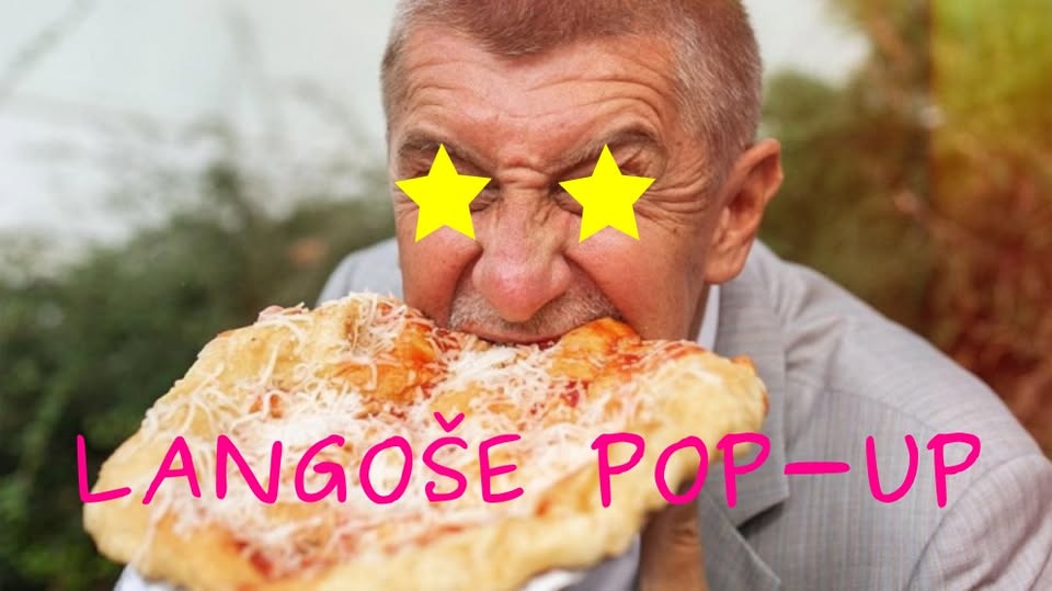 Langoš pop-up at the base