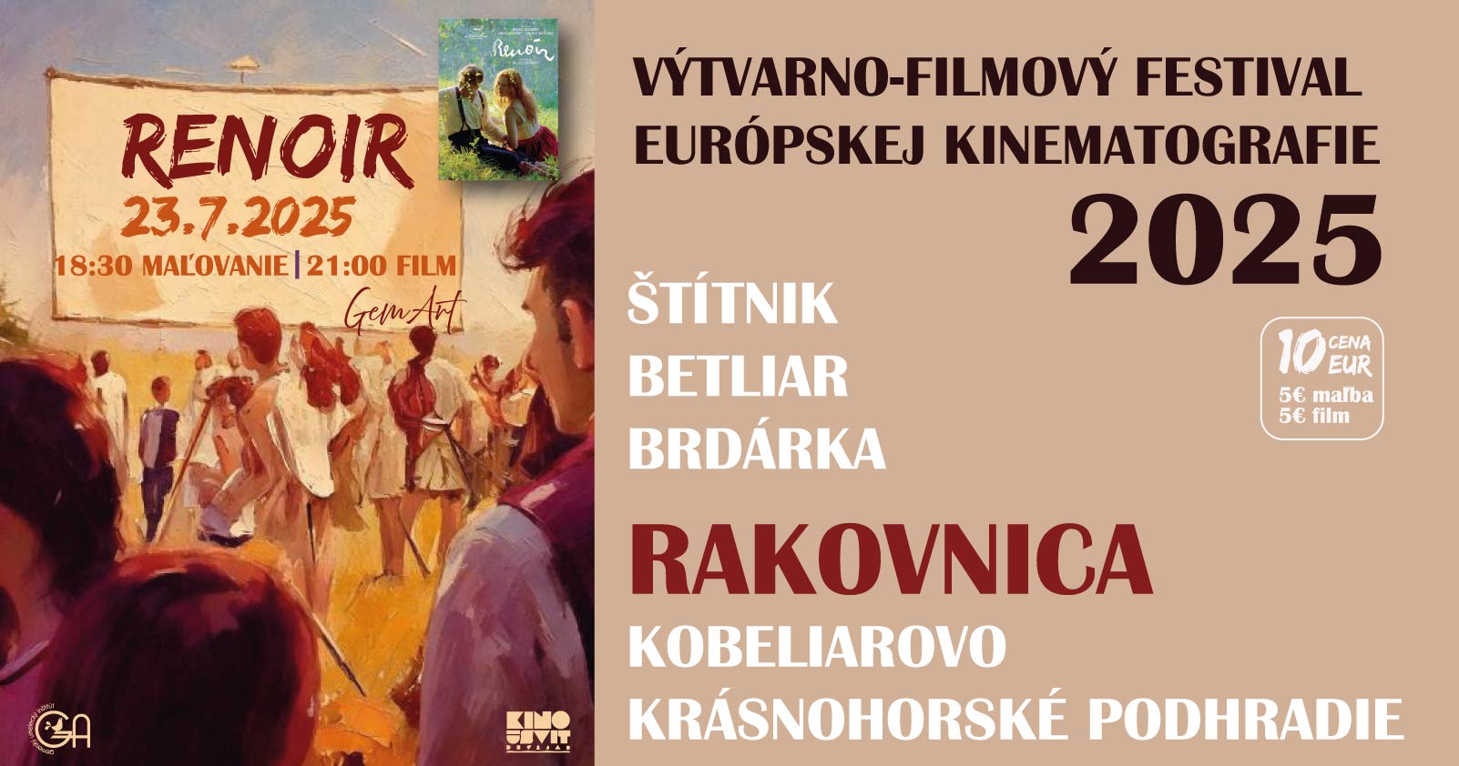 Festival "Osudy umenia" - Maľba impresionizmu - Film: Renoir