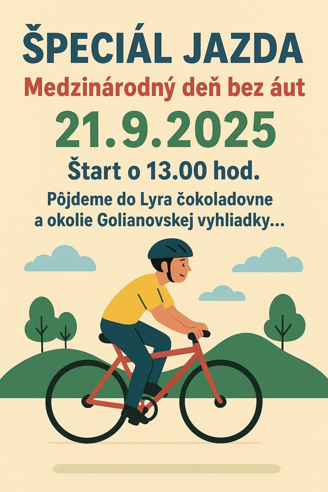Špeciál – Jazda Medzinárodný deň bez áut