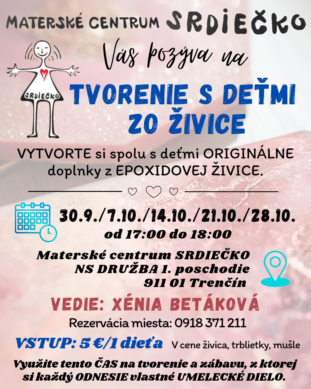 Tvorenie s deťmi zo živice
