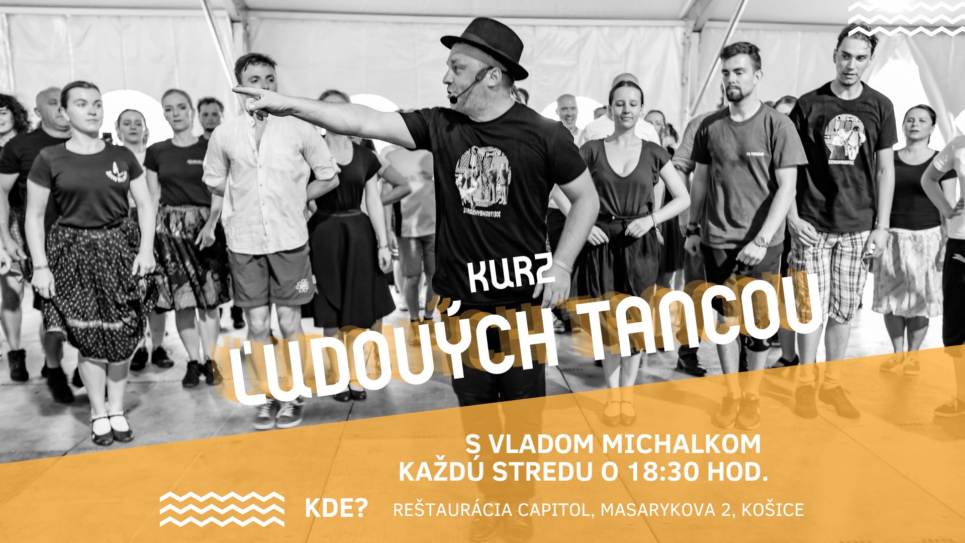 Kurz ľudových tancov s Vladom Michalkom
