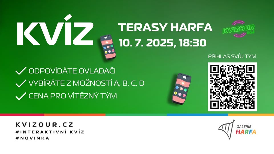 Interaktivní kvíz na Terasách Harfa - Kvizour KLIK