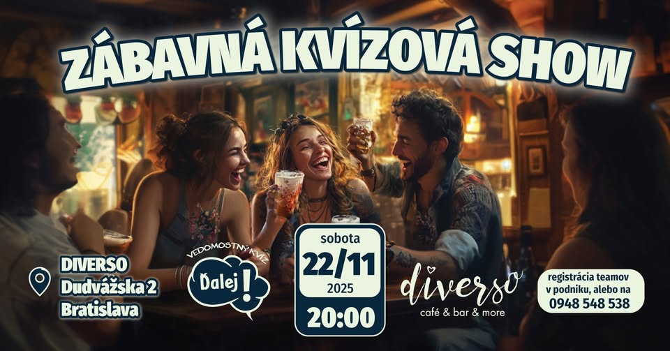 Kvíz Ďalej! v Diverso 20