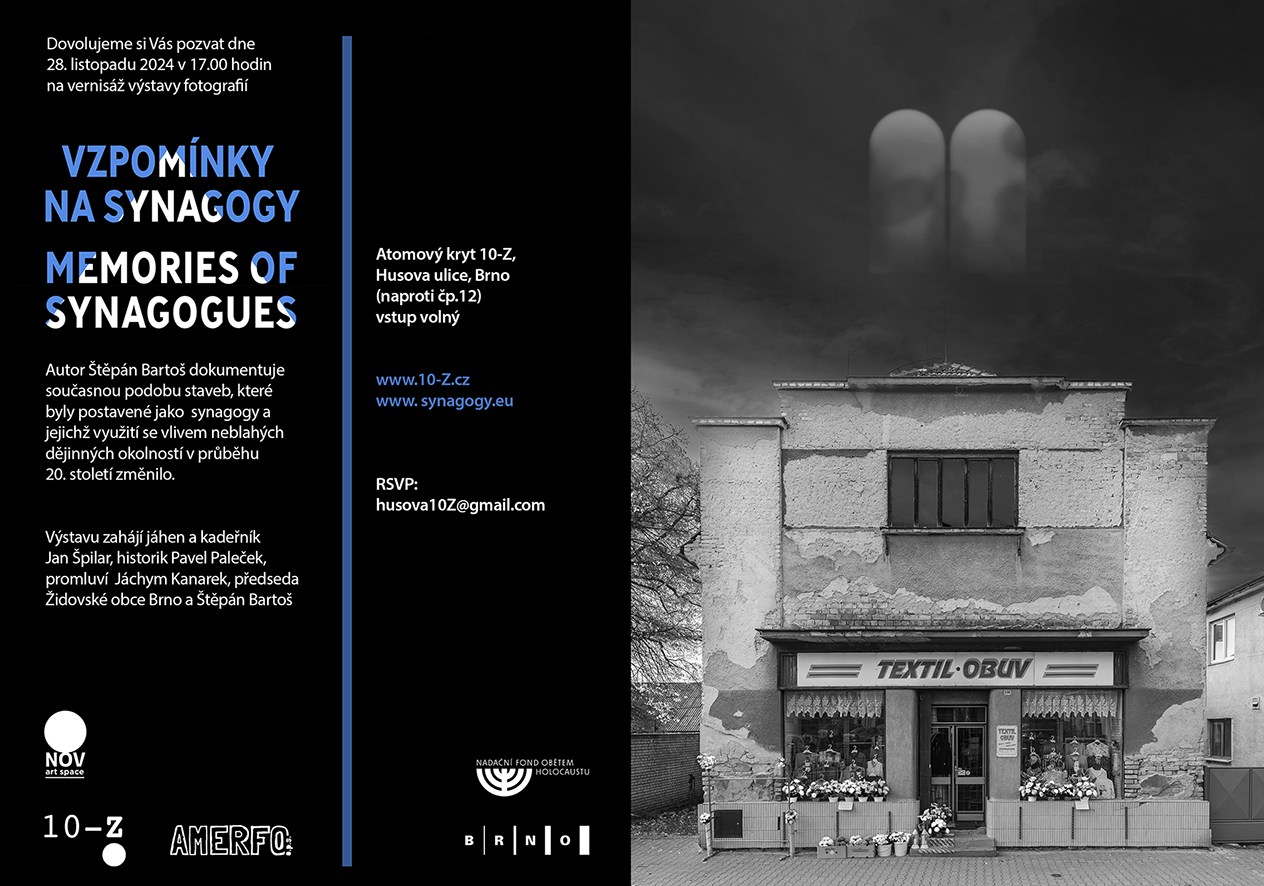Vzpomínky na synagogy - vernisáž fotografií Štěpána Bartoše