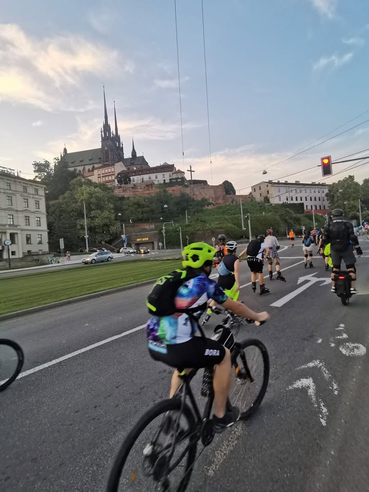 Červencová jízda městem