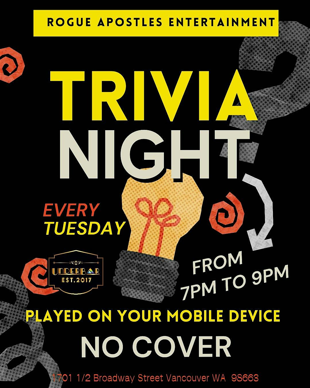 Tuesday Trivia Night At UnderBar