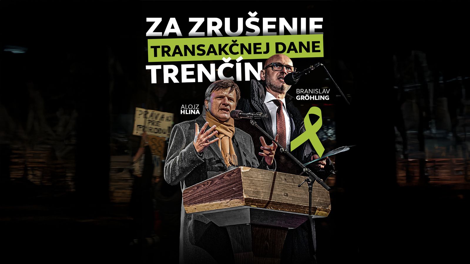 TRENČÍN: Zrušte transakčnú daň!