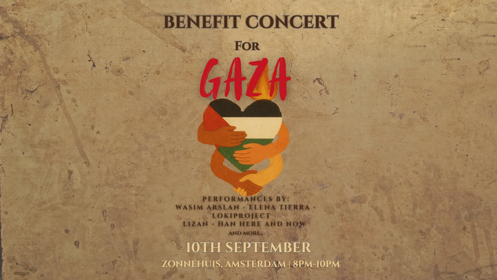 Benefit concert for Gaza