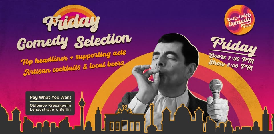 English stand-up: Friday Comedy Selection w. TBA 16.01.26