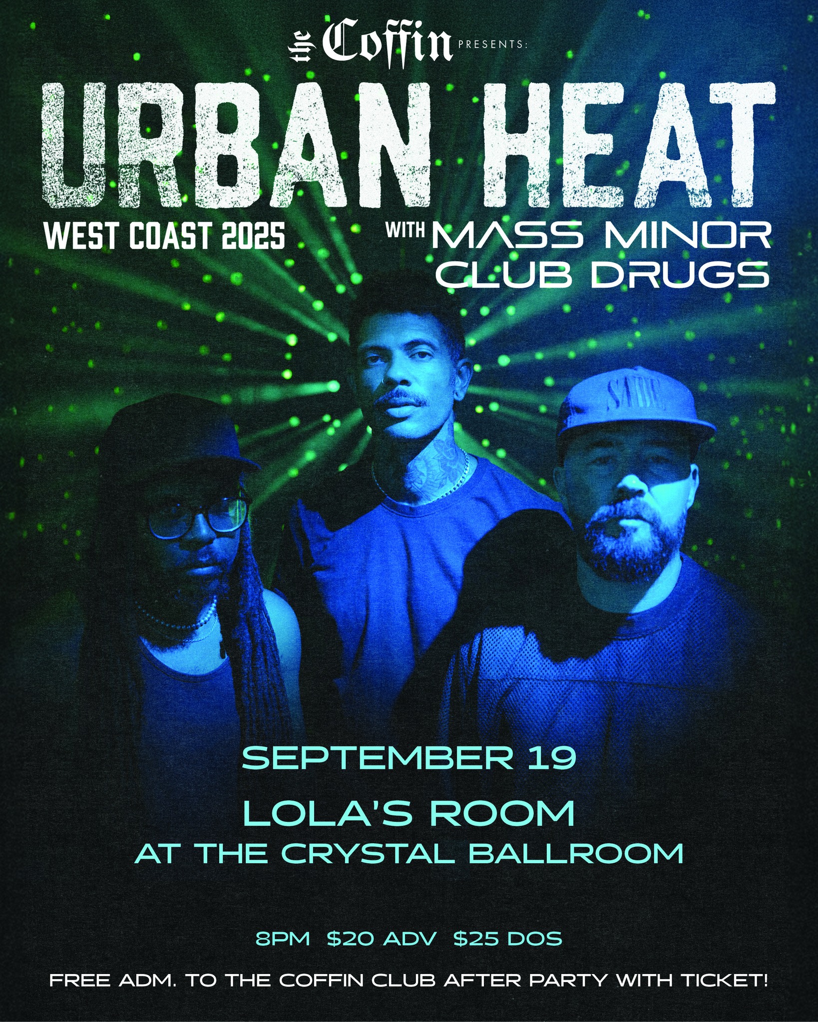 URBAN HEAT with guests: Mass Minor and Clubdrugs