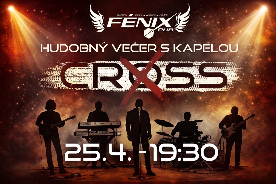 Kapela CROSS opäť vo FÉNIX PUB💥