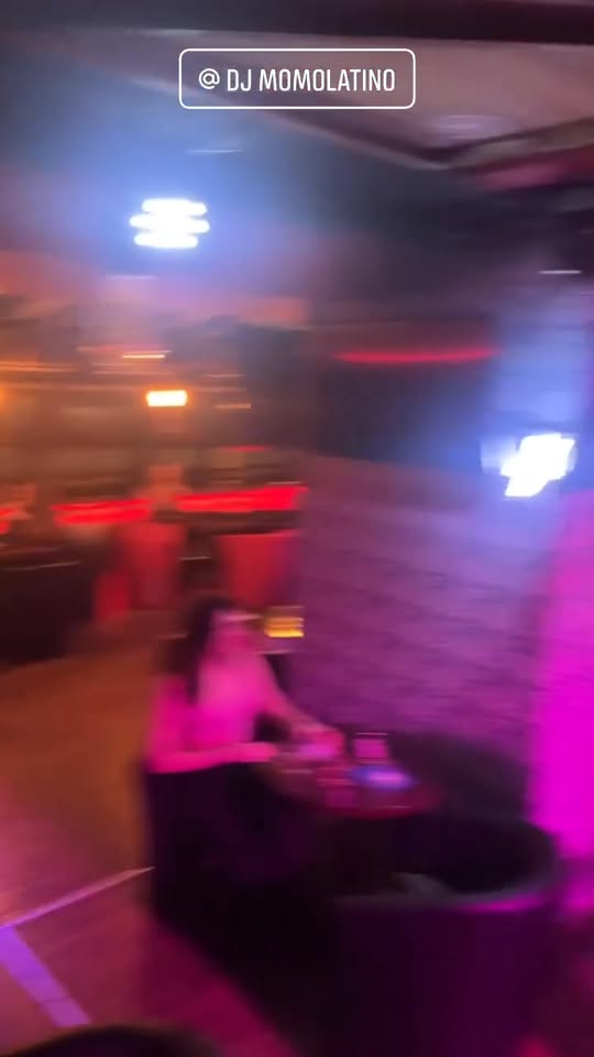 White Sensual Latino Night Dj Anna