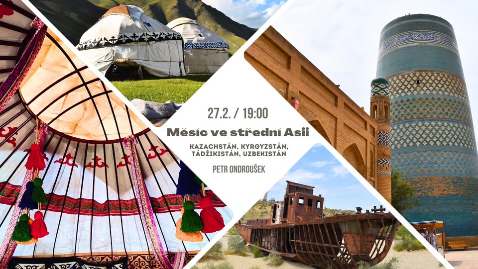 Měsíc ve střední Asii - Kazachstán, Kyrgyzstán, Tádžikistán, Uzbekistán
