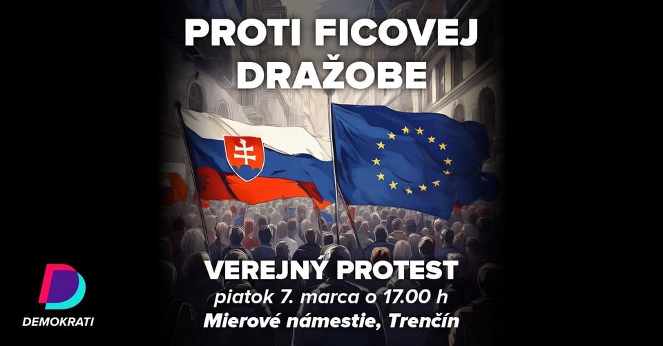 Za demokratické a spravodlivé Slovensko - proti Ficovej dražobe