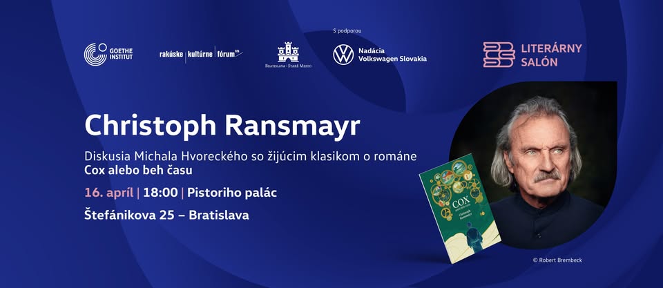 Literárny salón so žijúcim klasikom Christophom Ransmayrom