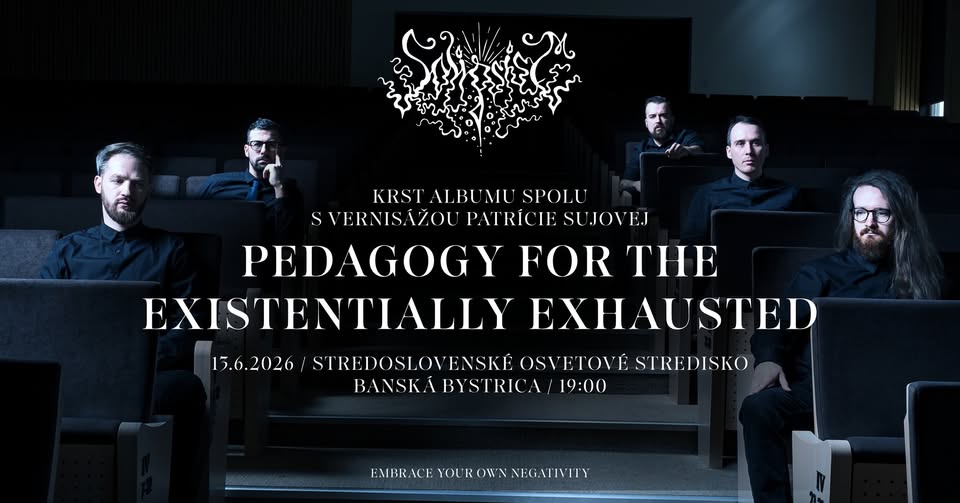 Krst albumu Solipsism - Pedagogy for the Existentially Exhausted - 13.6. 2026 - LEN NA POZVÁNKY