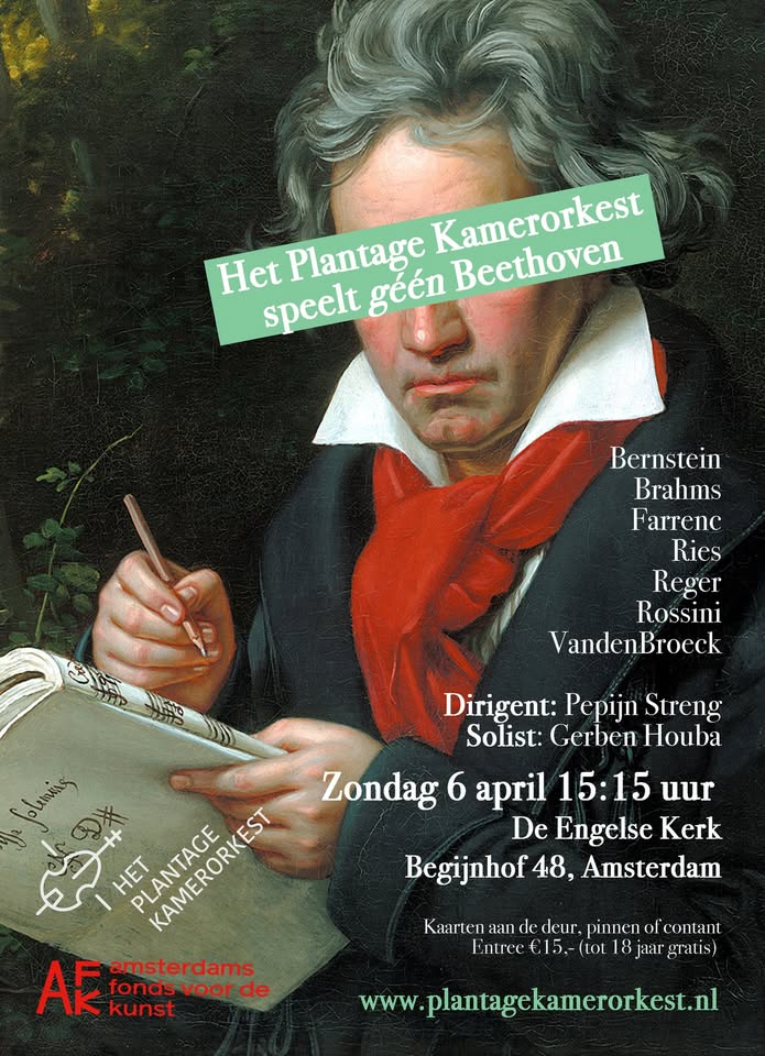 CONCERT: Het Plantage kamerorkest speelt geen Beethoven
