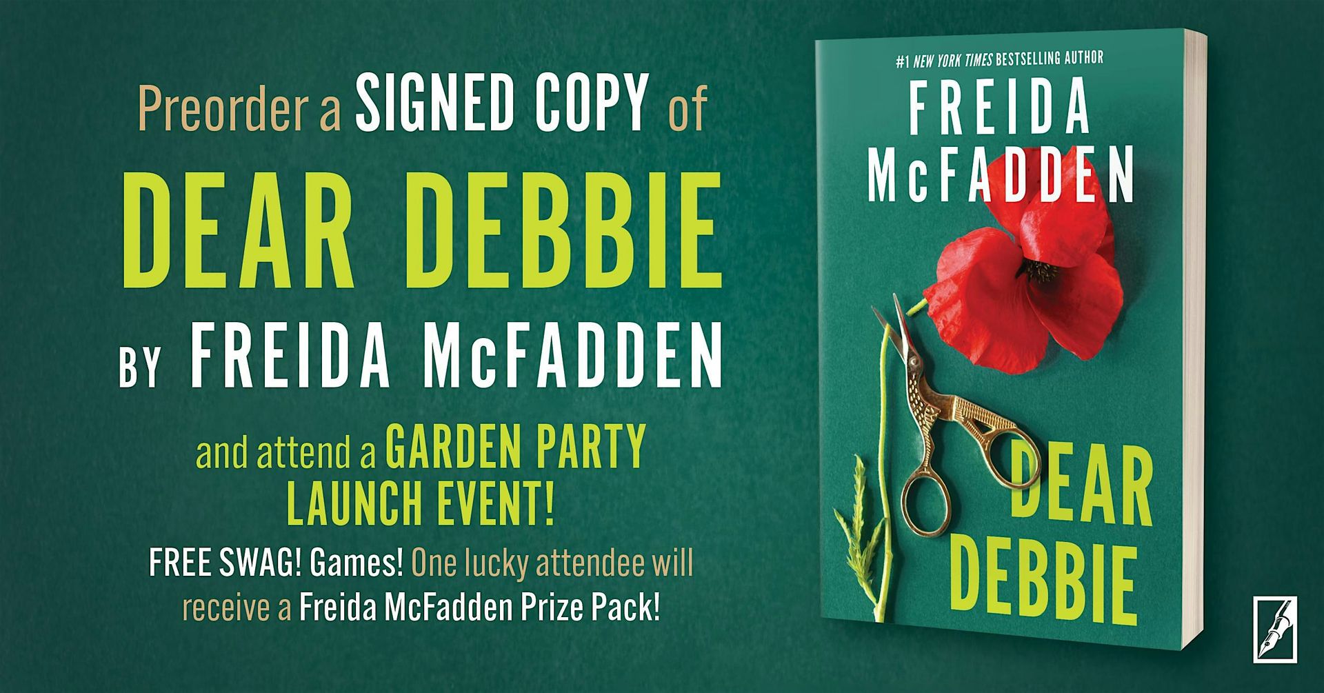 Garden Party - Freida McFadden release of Dear Debbie