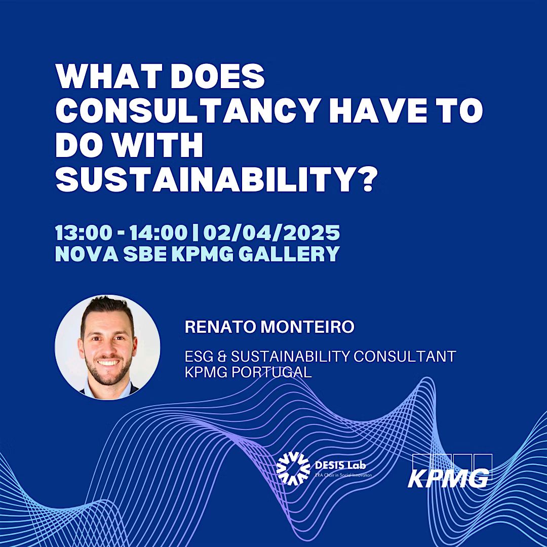KPMG Talk Series: What Does Consultancy Have to Do with Sustainability?
