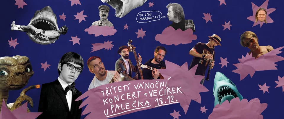 Třítetí vánoční koncert + večírek u Palečka
