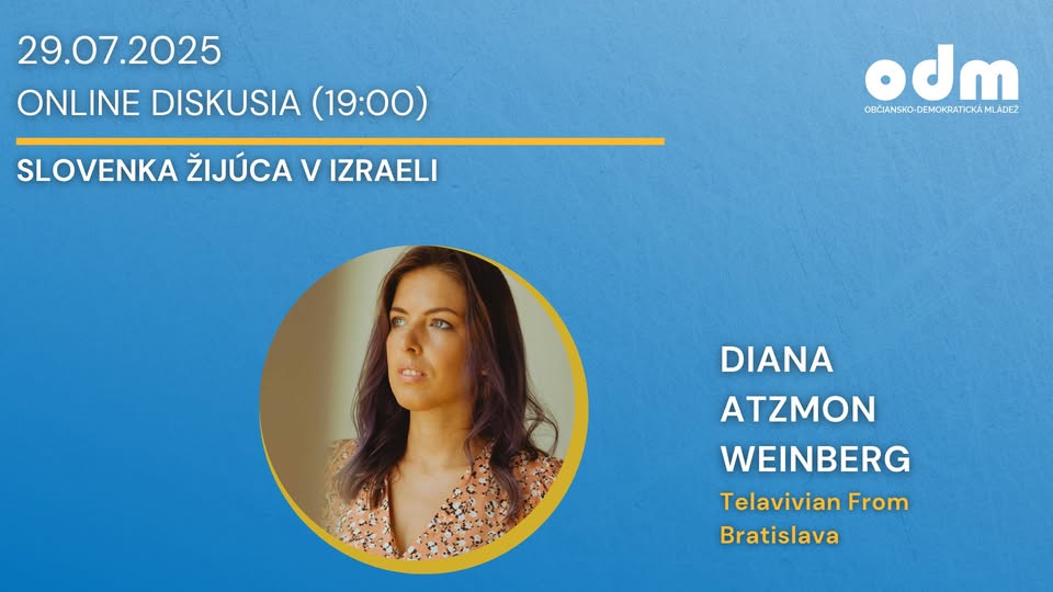 SLOVENKA ŽIJÚCA V IZRAELI - Diana Atzmon Weinberg