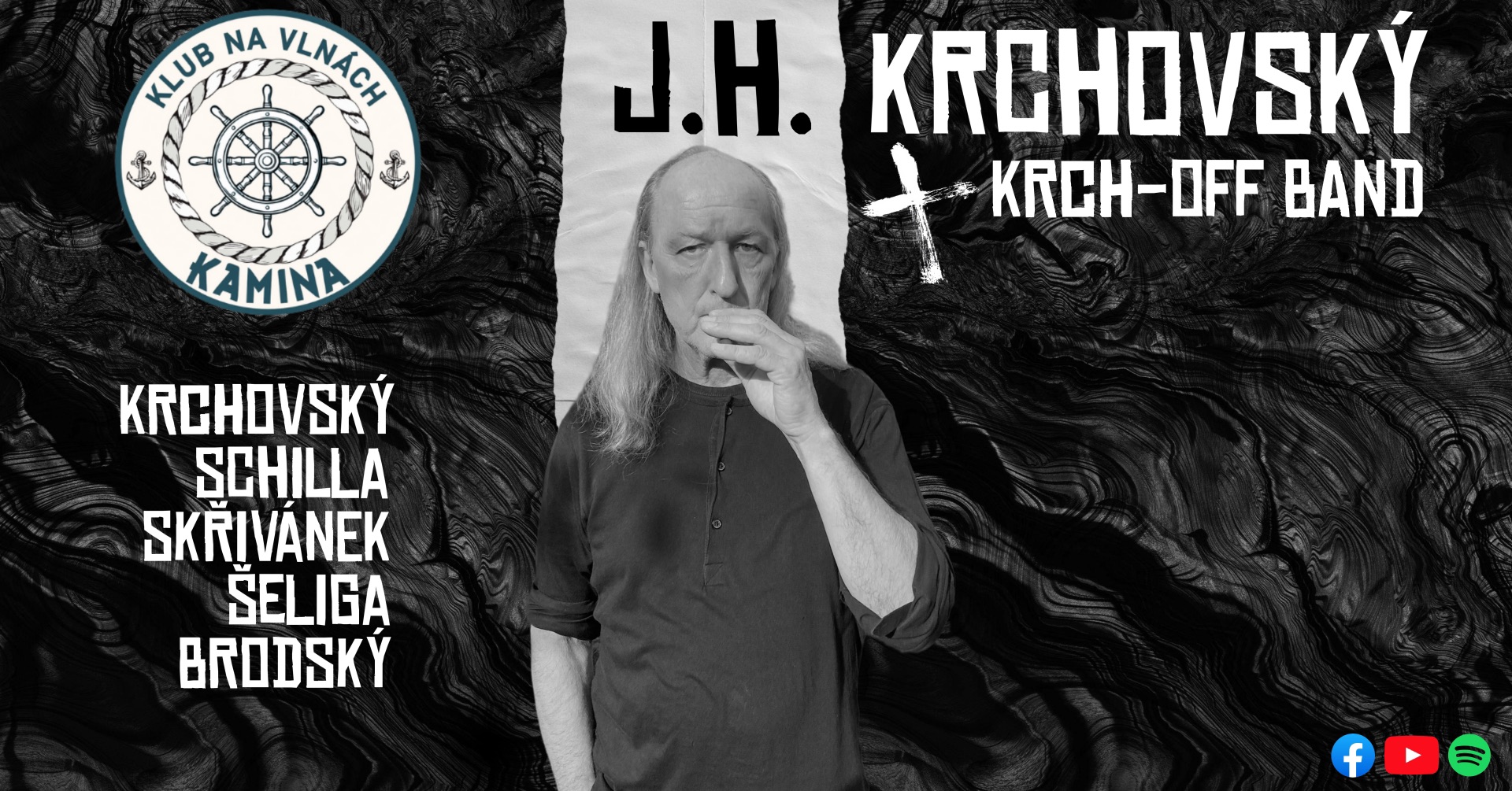 J.H.Krchovský & Krch-off band | Kamina boat | Praha