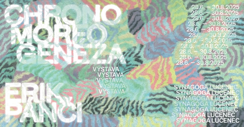 Otvorenie letnej výstavy súčasného umenia - CHRONOMORFOGENÉZA / Erik Pánči (28.6. - 30.8.2025)