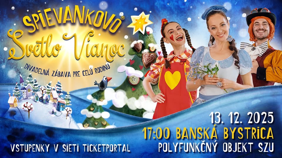 Spievankovo - Svetlo Vianoc v BANSKEJ BYSTRICI