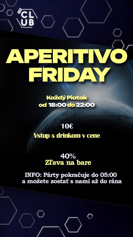 Aperitivo After Work Fridays