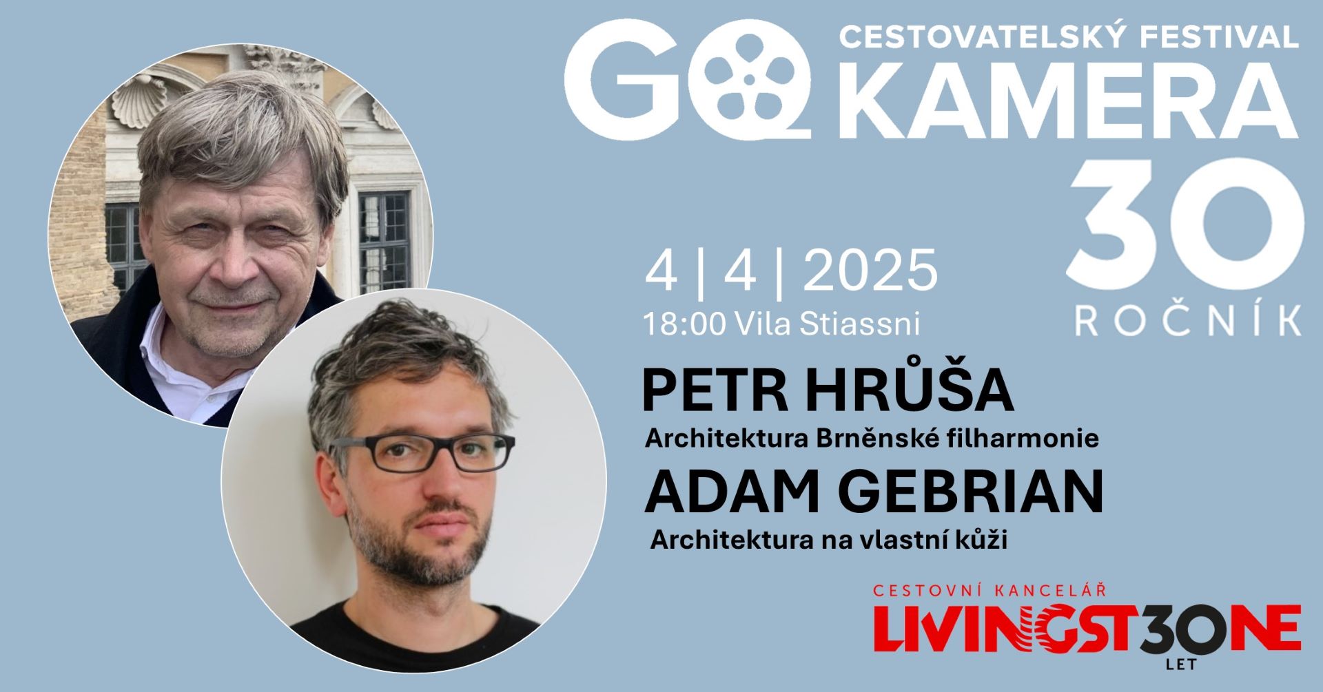 GO kamera 2025 | Petr Hrůša: Architektura brněnské filhamonie, Adam Gebrian: Archit. na vlastní kůži