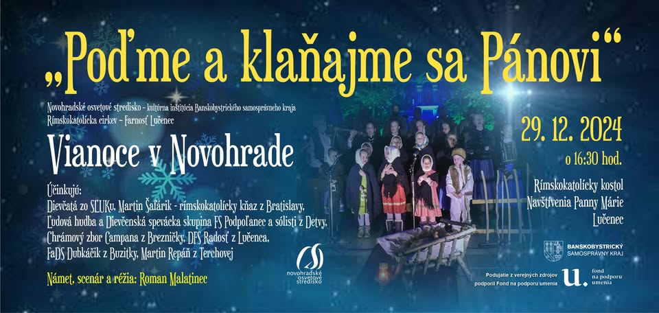 "Poďme a kľaňajme sa Pánovi" - Vianoce v Novohrade