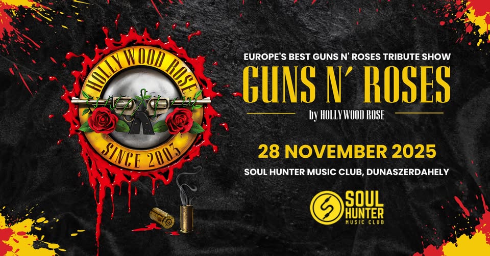 ❤️‍🔥Guns N' Roses tribute show by Hollywood Rose🤘 |  Soul Hunter Music Club