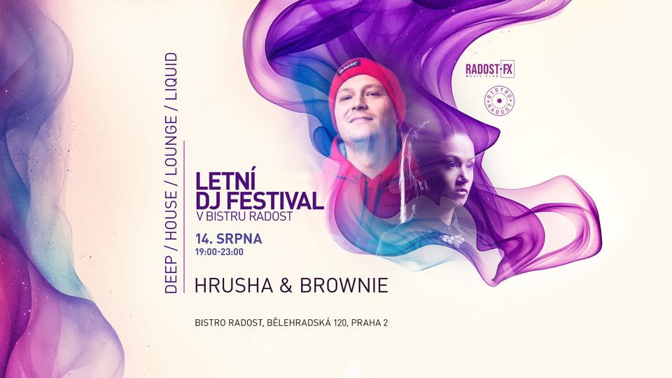 Čtvrteční Řízek&Spin: Hrusha & Brownie v Bistru Radost! 🎤 🎶 🍔