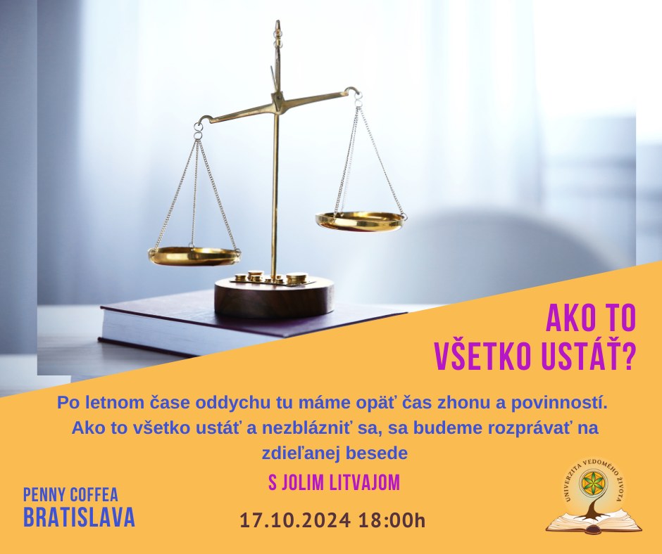 Ako to všetko ustáť? | beseda s Jolim v BA
