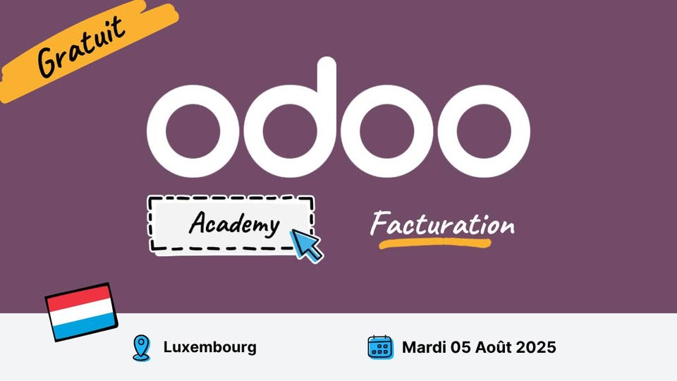 Odoo Academy Facturation - Luxembourg