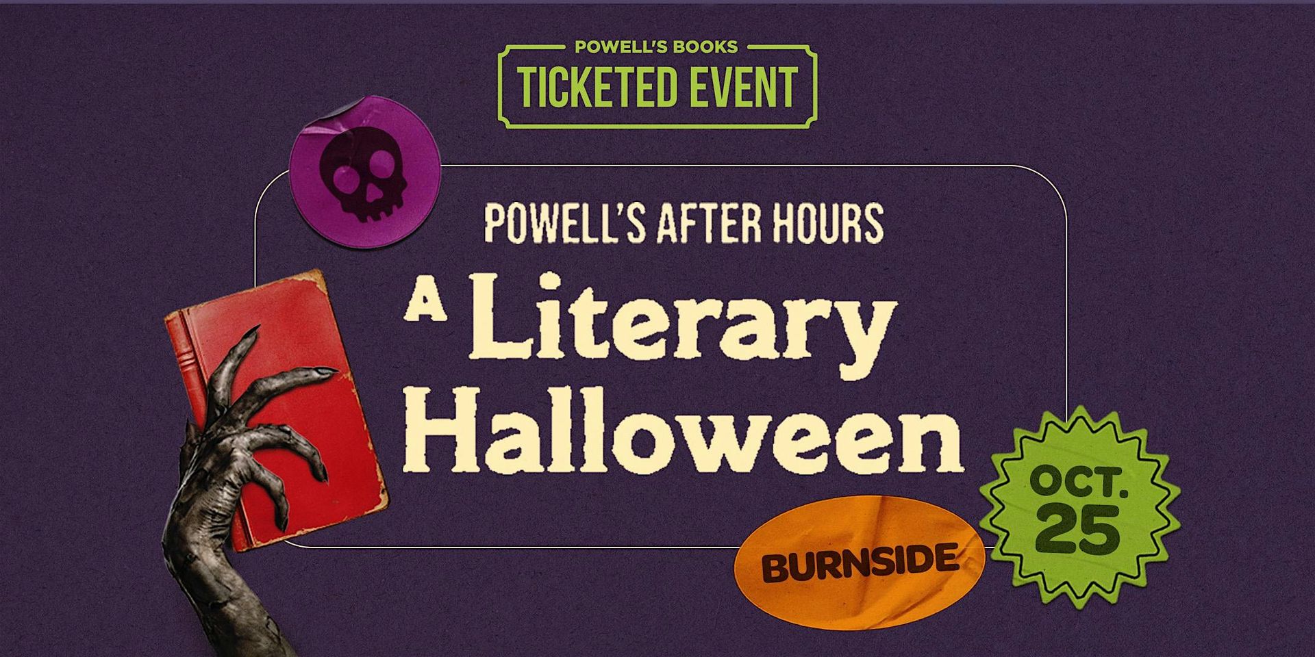 Powell’s After Hours: A Literary Halloween