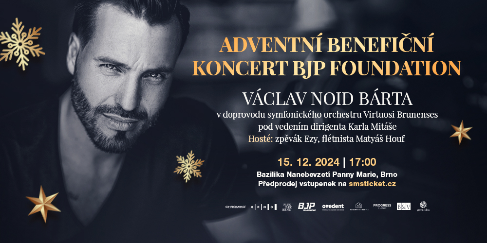 Adventní benefiční koncert BJP Foundation - Václav NOID Bárta