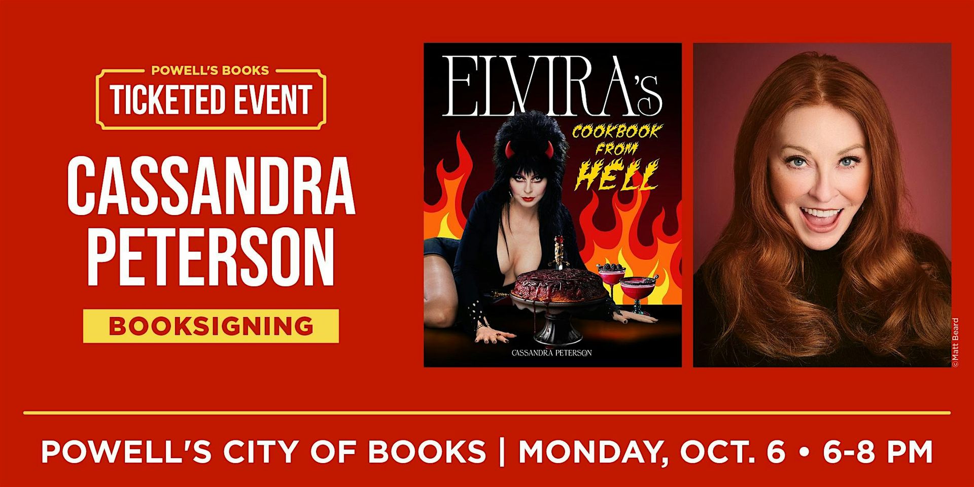 Cassandra Peterson Booksigning