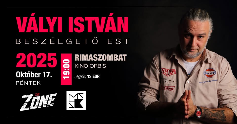 Vályi István beszélgető est - RIMASZOMBAT