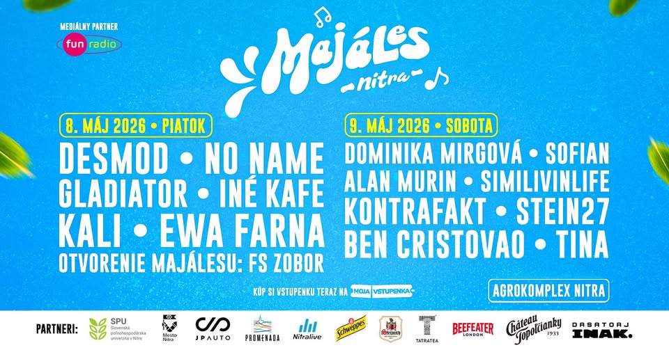 MAJÁLES NITRA 2026