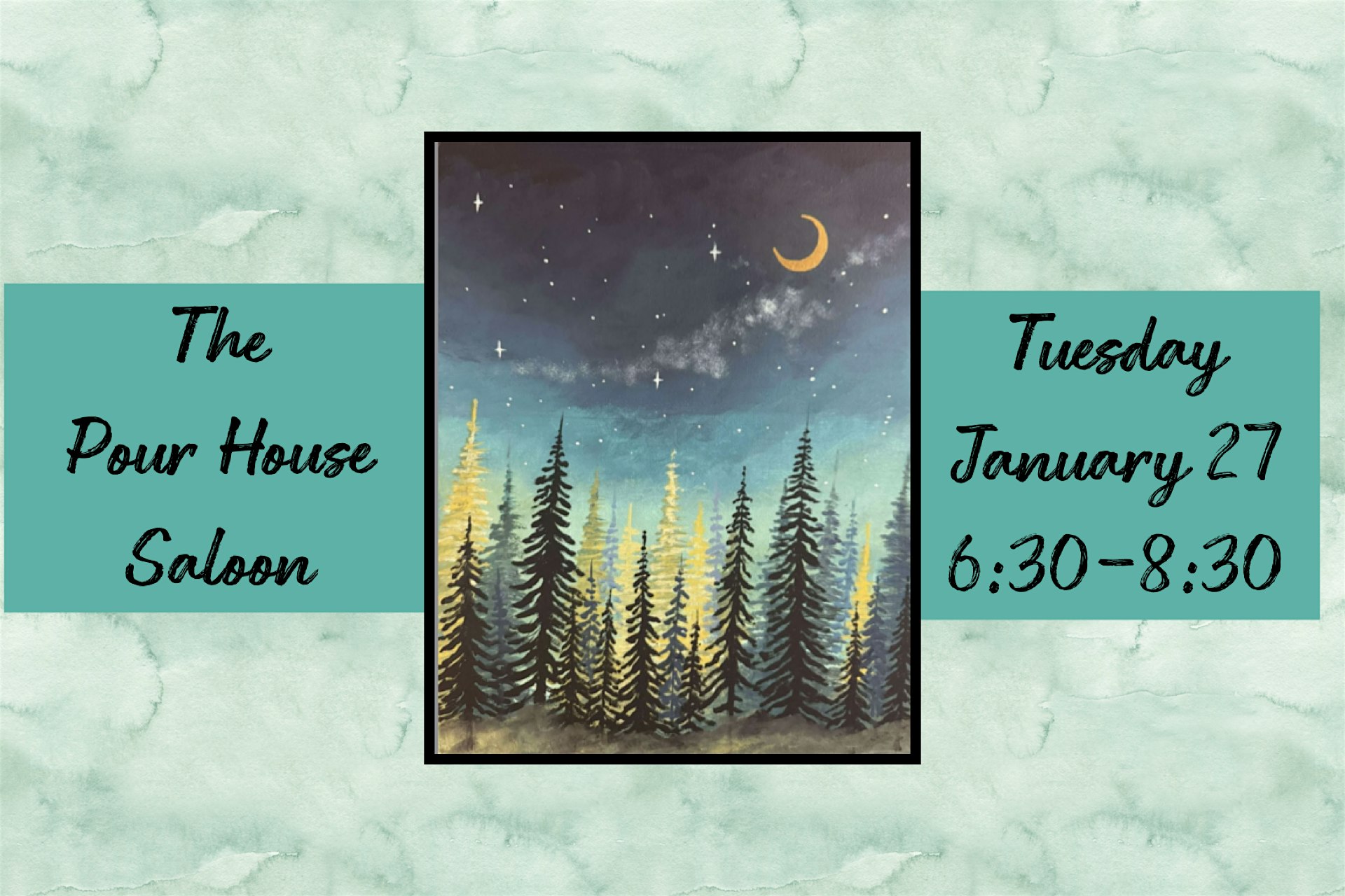 January Paint Night at The Pour House Saloon