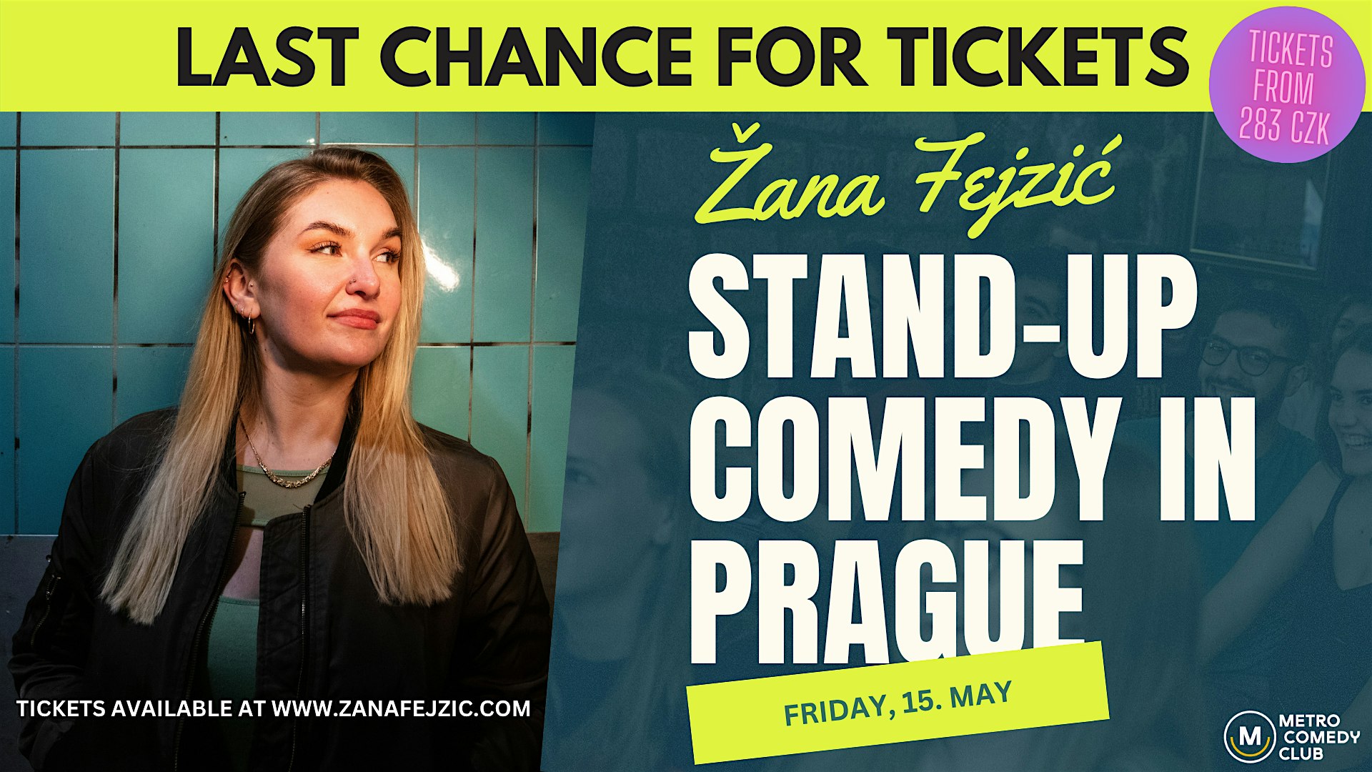 Žana Fejzić in Prague: New Material & Crowdwork (English Comedy)