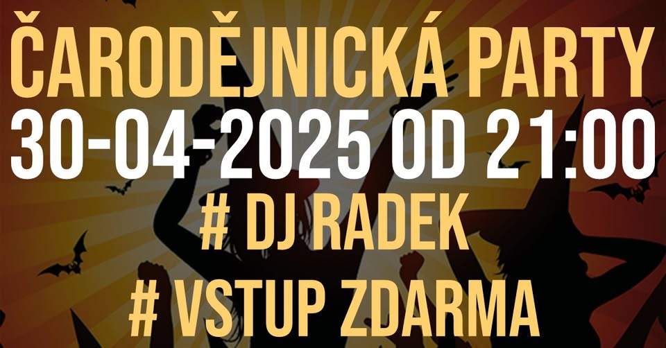 ✨ ČARODĚJNICKÁ PARTY v KARLOS Baru! ✨