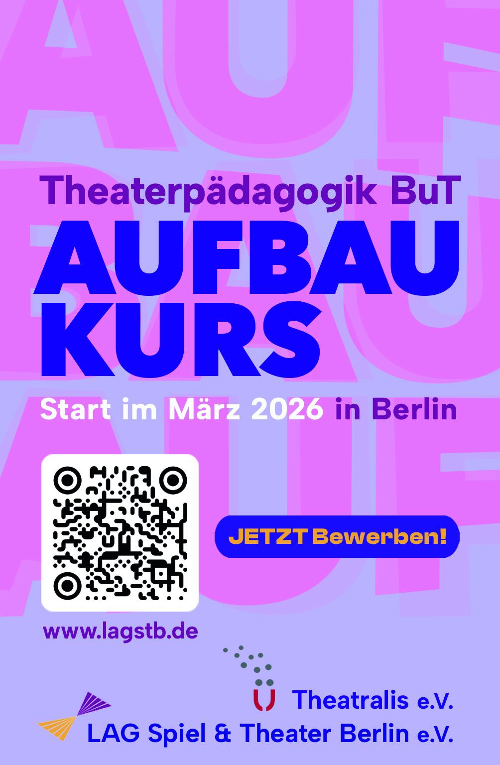 Basiswerkstatt Theaterpädagogik BuT - Aufbauweiterbildung
