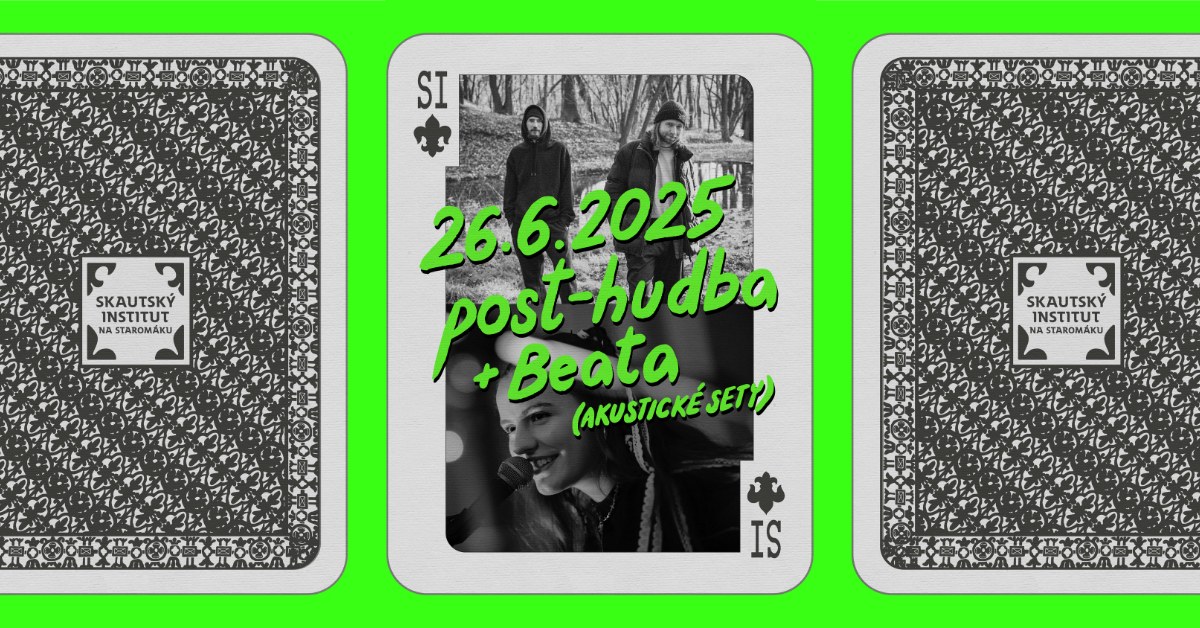 Zahájení sezóny: post-hudba + Beata (akustické sety)