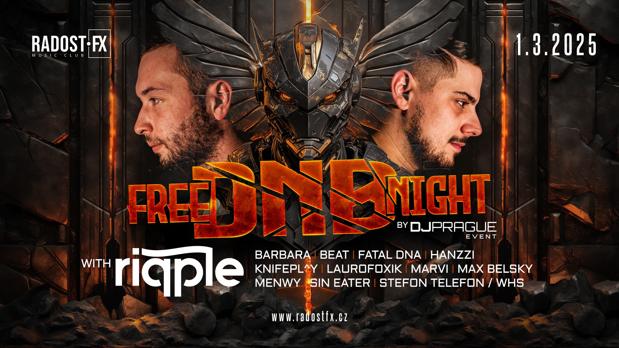 FREE DNB NIGHT | DJ Prague Event with Ripple @ Radost FX